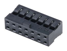 MOLEX 51110-1452 连接器外壳, 黑色, Milli-Grid 51110 Series, 插座, 14 路, 2 mm, Molex Milli-Grid 50394 和 87396 系列母压接端子