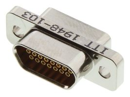 CINCH CONNECTIVITY SOLUTIONS M83513/02-BN D Sub Connector, Micro D, Receptacle, MIL-DTL-83513 Series, 15 Contacts, Solder Cup