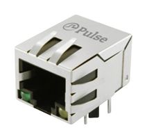 PULSE ELECTRONICS JXD0-9019NL Modular Connector, Y & G, RJ45 Jack, 1 x 1 (Port), 8P8C, Through Hole Mount