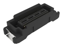 AMPHENOL COMMUNICATIONS SOLUTIONS 10163419-0411002LF Mezzanine连接器, 插座, 0.5 mm, 2 排, 40 触点, 表面安装直型, 铜合金