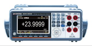 GW INSTEK GDM-9052 台式数字万用表, TFT图形LCD显示, 5.5, 数字 I/O、RS232C、USB, 10 A, 750 V, 100 Mohm