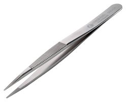 IDEAL-TEK 00D SA 镊子, 精准, 锯齿, 120 mm, 不锈钢体, 不锈钢尖