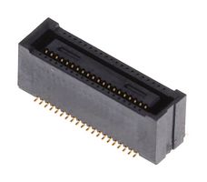 HIROSE / HRS DF40TC(2.0)-30DS-0.4V(51) Mezzanine连接器, 插座, 0.4 mm, 2 排, 30 触点, 表面安装直型, 铜合金