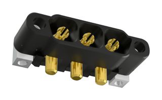 HARWIN KA1-MH10305M3 引脚针座, 电源, 线至板, 8.5 mm, 1 排, 3 触点, 通孔直角, KONA Series