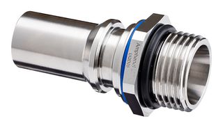 AMPHENOL LTW SQD-08PAGM-PBE001 液体冷却插头,7/8“-14UNF,不锈钢,蓝色,带阀门,SnapQD系列
