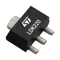 STMICROELECTRONICS LDK220U30R LDO Voltage Regulator, Fixed, 2.5 to 13.2V in, 200mV Drop, 3V / 0.2A Out, SOT-89-3