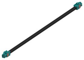 TE CONNECTIVITY 2484065-1 RF / Coaxial Cable Assembly, Z Coded, 12 ", 305 mm, RG174, Mini FAKRA Jack, Mini FAKRA Jack, 50 ohm