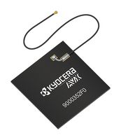KYOCERA AVX 9000352F0-AA10L0300 射频天线,5.925至7.125GHz,蓝牙/Wi-Fi 6E/WLAN/Zigbee,胶粘/MHF连接器,300mm线缆
