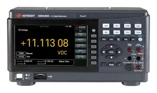 KEYSIGHT TECHNOLOGIES DM34460A 台式数字万用表, 50,000个读数, 6.5, LAN / LXI, USB, 3 A, 750 V, 100 Mohm, DM34460A Series