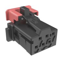 AMPHENOL COMMUNICATIONS SOLUTIONS 10155504-A006LF 连接器外壳, 黑色,28-22AWG, MINITEK MicroSpaceXS 10155504 Series, 插座, 6 路, 1.27 mm