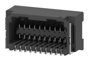 AMPHENOL COMMUNICATIONS SOLUTIONS 10175503-1020KLF 引脚针座, 线至板, 1.25 mm, 2 排, 20 触点, 表面安装直角, DensiMate 1.25mm 10175503 Series