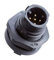 AMPHENOL LTW AU-06PMMS-QC8001 Circular Connector, Standard Circular Connector, X-Lok A Size Series, Panel Mount Plug