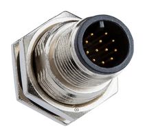AMPHENOL LTW M12A-04PMMS-SF8002 传感器连接器, M12, 公, 4路, 焊接插头, 直形面板安装