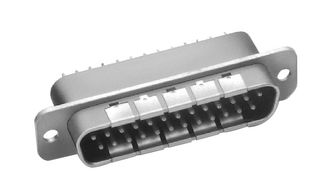 MOLEX 73284-1721 D Sub Connector, EMI Filter, 4000pF, Standard, Plug, 73284 Series, 25 Contacts, DB, Solder