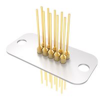 MOLEX 73286-0030 Feedthrough Capacitor, 2 Rows, 6Pins, 100 pF, 50 VDC, 3 A, Axial Leaded, Through Hole, ± 25%