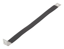 MOLEX 207602-5058 Earth Strap, With Insulation, 90° Busbar to Flat Busbar, 12 ", 305 mm, Black, Triton 207602 Series