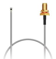GCT CAB417RF-0150-A-1 RF / Coaxial Cable Assembly, 5.9 ", 150 mm, 1.37mm, IPEX MHF4L LK Right Angled Plug