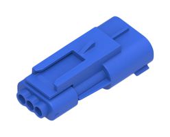 MOLEX 207778-1703 连接器外壳, 蓝色, Squba 3.6 207778 Series, 插头, 3 路, 3.6 mm