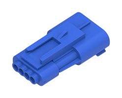 MOLEX 207778-1704 连接器外壳, 蓝色, Squba 3.6 207778 Series, 插头, 4 路, 3.6 mm