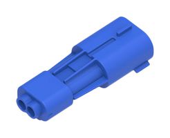 MOLEX 207778-0702 连接器外壳, 蓝色, Squba 3.6 207778 Series, 插头, 2 路, 3.6 mm