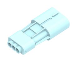 MOLEX 207778-0903 连接器外壳, 薄荷色, Squba 3.6 207778 Series, 插头, 3 路, 3.6 mm