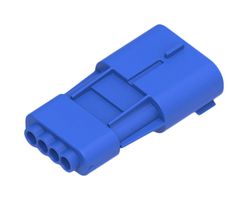 MOLEX 207778-0704 连接器外壳, 蓝色, Squba 3.6 207778 Series, 插头, 4 路, 3.6 mm