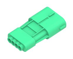 MOLEX 207778-0804 连接器外壳, 绿色, Squba 3.6 207778 Series, 插头, 4 路, 3.6 mm
