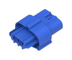 MOLEX 207782-0703 Connector Housing, Blue, Squba 207782 Series, Receptacle, 3 Ways, 3.6 mm