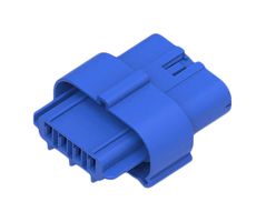 MOLEX 207782-0704 Connector Housing, Blue, Squba 207782 Series, Receptacle, 4 Ways, 3.6 mm