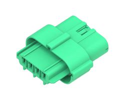 MOLEX 207782-0804 Connector Housing, Green, Squba 207782 Series, Receptacle, 4 Ways, 3.6 mm
