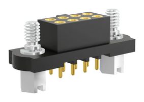HARWIN M80-4030842 PCB插座, 板至板, 2 mm, 2 排, 8 触点, 面板安装, 通孔安装, Datamate M80 Series