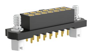 HARWIN M80-4031442 PCB插座, 板至板, 2 mm, 2 排, 14 触点, 面板安装, 通孔安装, Datamate M80 Series