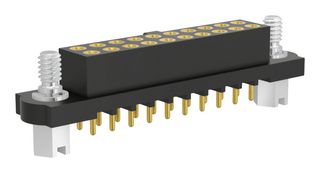 HARWIN M80-4032005 PCB插座, 板至板, 2 mm, 2 排, 20 触点, 面板安装, 通孔安装, Datamate M80 Series