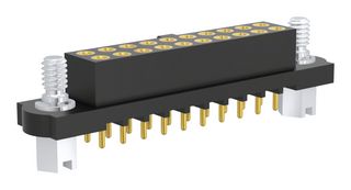 HARWIN M80-4032042 PCB插座, 板至板, 2 mm, 2 排, 20 触点, 面板安装, 通孔安装, Datamate M80 Series