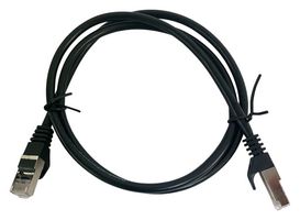 MULTICOMP PRO MP015545 Ethernet Cable, 8P8C, Cat5e, RJ45 Plug to RJ45 Plug, FTP (Foiled Twisted Pair), Black, 5 m, 16.4 ft