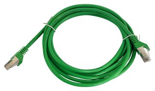 MULTICOMP PRO MP015549 以太网线缆, 8P8C, Cat5e, RJ45插头至RJ45插头, FTP (金属箔双绞线), 绿色, 1 m, 3.3 ft