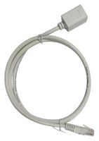 MULTICOMP PRO MP015536 以太网线缆, 8P8C, Cat6, RJ45插头至RJ45插座, UTP (非屏蔽双绞线), 白色, 1 m, 3.3 ft