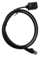 MULTICOMP PRO MP015539 以太网线缆, 8P8C, Cat6, RJ45插头至RJ45插座, UTP (非屏蔽双绞线), 黑色, 2 m, 6.6 ft