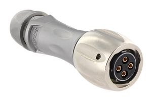 SOURIAU-SUNBANK / EATON UT0X6MS104S 圆形连接器, Standard Circular Connector, UT0X Series, 电缆安装插头, 4 触点, 压接插座-无触芯, 卡口