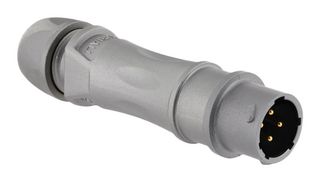 SOURIAU-SUNBANK / EATON UT0X1MS104P Circular Connector, Standard Circular Connector, UT0X Series, Cable Mount Receptacle, 4 Contacts
