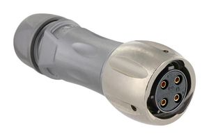 SOURIAU-SUNBANK / EATON UT0X6MS124S 圆形连接器, Standard Circular Connector, UT0X Series, 电缆安装插头, 4 触点, 压接插座-无触芯, 卡口