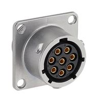 SOURIAU-SUNBANK / EATON UT0X0128P 圆形连接器, Standard Circular Connector, UT0X Series, 墙壁安装插座, 8 触点, 压接引脚-无触芯, 卡口