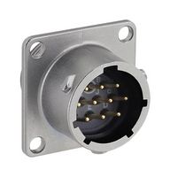 SOURIAU-SUNBANK / EATON UT0X01210P 圆形连接器, Standard Circular Connector, UT0X Series, 墙壁安装插座, 10 触点, 压接引脚-无触芯, 卡口