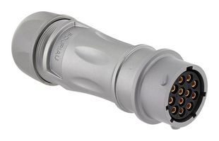 SOURIAU-SUNBANK / EATON UT0X1MS1412P Circular Connector, Standard Circular Connector, UT0X Series, Cable Mount Receptacle, 12 Contacts