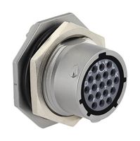 SOURIAU-SUNBANK / EATON UT0X71419P 圆形连接器, Standard Circular Connector, UT0X Series, 锁紧螺母插座, 19 触点, 压接引脚-无触芯, 卡口