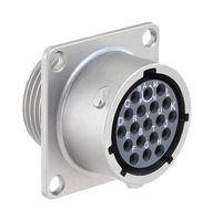 SOURIAU-SUNBANK / EATON UT0X01419P Circular Connector, Standard Circular Connector, UT0X Series, Wall Mount Receptacle, 19 Contacts