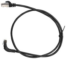 AMPHENOL COMMUNICATIONS SOLUTIONS RJE1Y1291595A401 Ethernet Cable, 8P8C, PVC, Cat5e, 90° RJ45 Plug to RJ45 Plug, FUTP (Foiled Unshielded Twisted Pair)