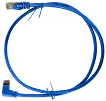 AMPHENOL COMMUNICATIONS SOLUTIONS RJE1Y26A53D5G401 Ethernet Cable, 8P8C, PVC, Cat6, 90° RJ45 Plug to RJ45 Plug, UFTP (Unshielded Foiled Twisted Pair)