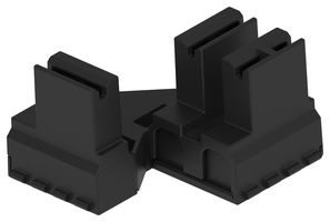 AMP - TE CONNECTIVITY 5-2394569-2 Connector Housing, Black, FASTON Series, Receptacle, 2 Ways