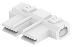 AMP - TE CONNECTIVITY 2430507-1 连接器外壳, 自然色, 187 Series, 插座, 2 路, 10.16 mm, TE Connectivity Faston 2394773-3，2432289-3 系列插座触点